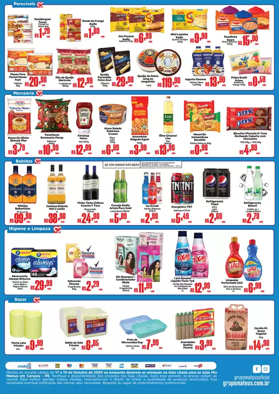 Descontos e promoções