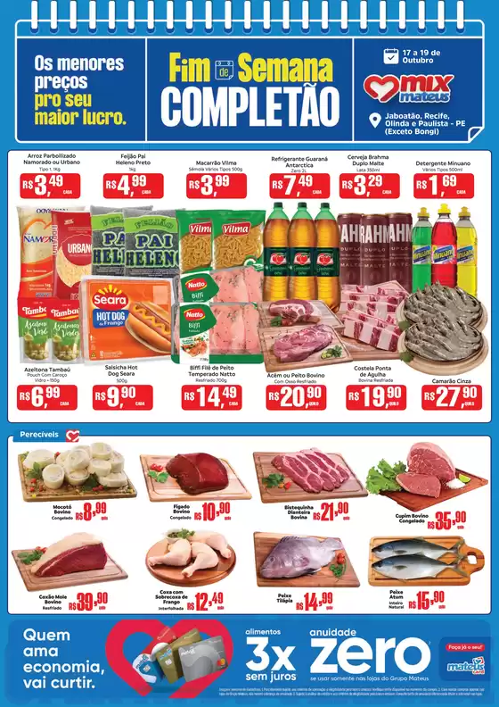 Pechinchas e ofertas atuais