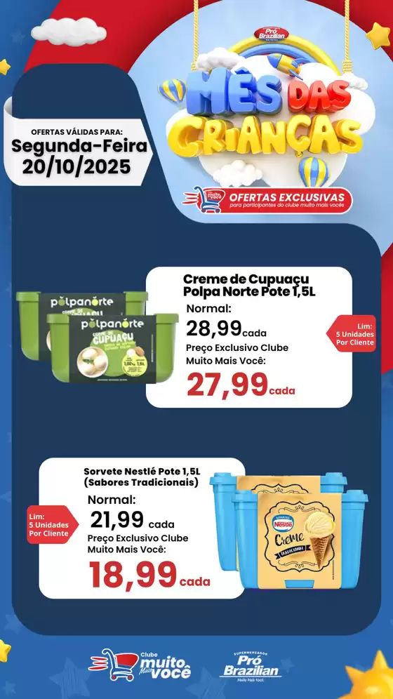 Catálogo Supermercados Pró Brazilian em Pará de Minas | Mês Das Crianças | 2025-10-20T00:00:00.000Z - 2025-10-20T00:00:00.000Z