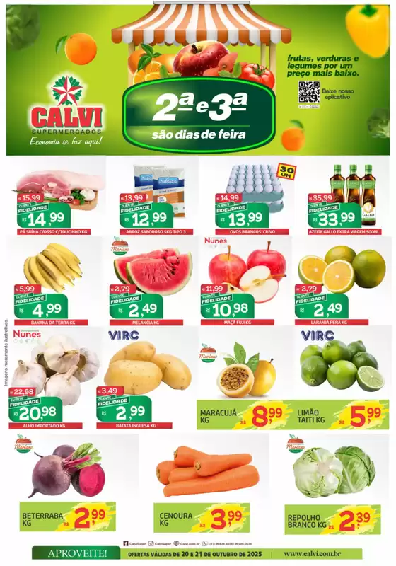 Catálogo Calvi Supermercados em Criciúma | Segunda E Terça | 2025-10-20T00:00:00.000Z - 2025-10-21T00:00:00.000Z