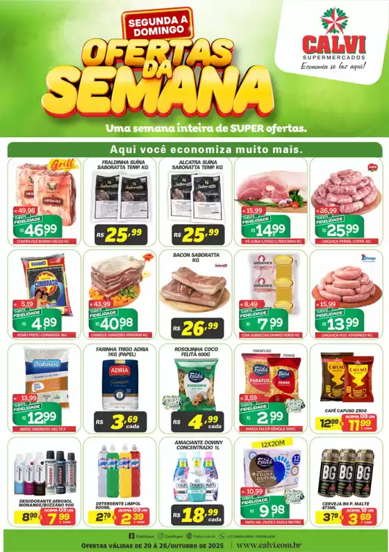 Catálogo Calvi Supermercados em Criciúma | Ofertas Da Semana  | 2025-10-20T00:00:00.000Z - 2025-10-26T00:00:00.000Z