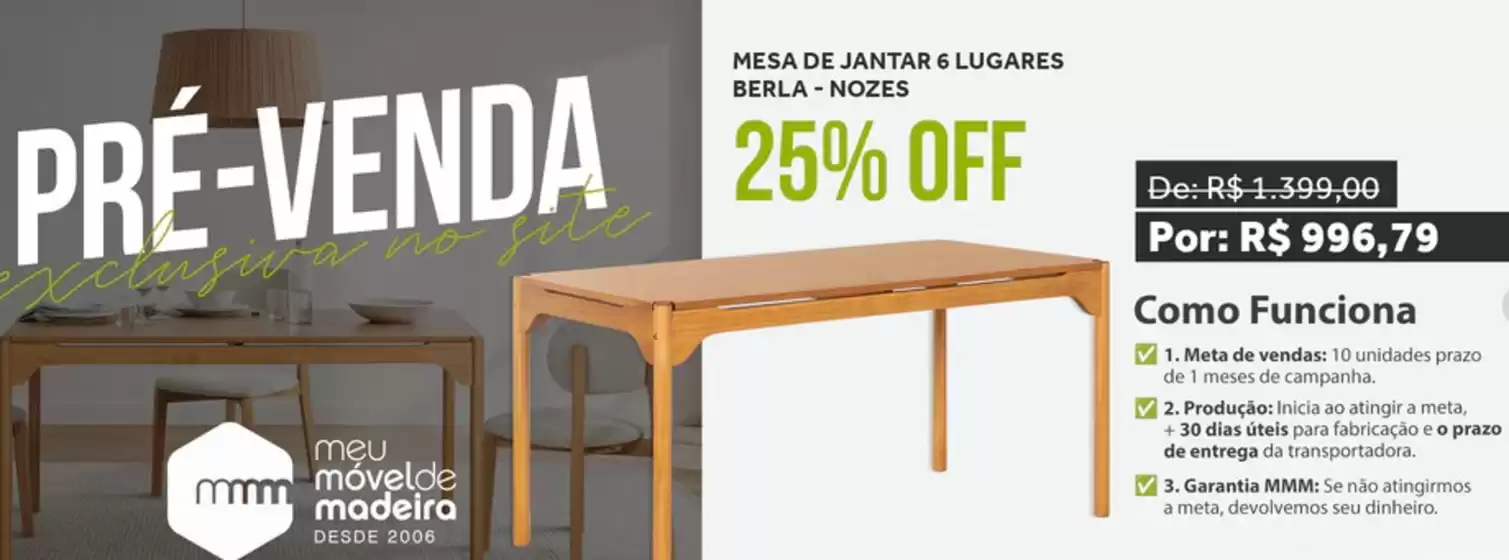 Ofertas Meu Móvel de Madeira