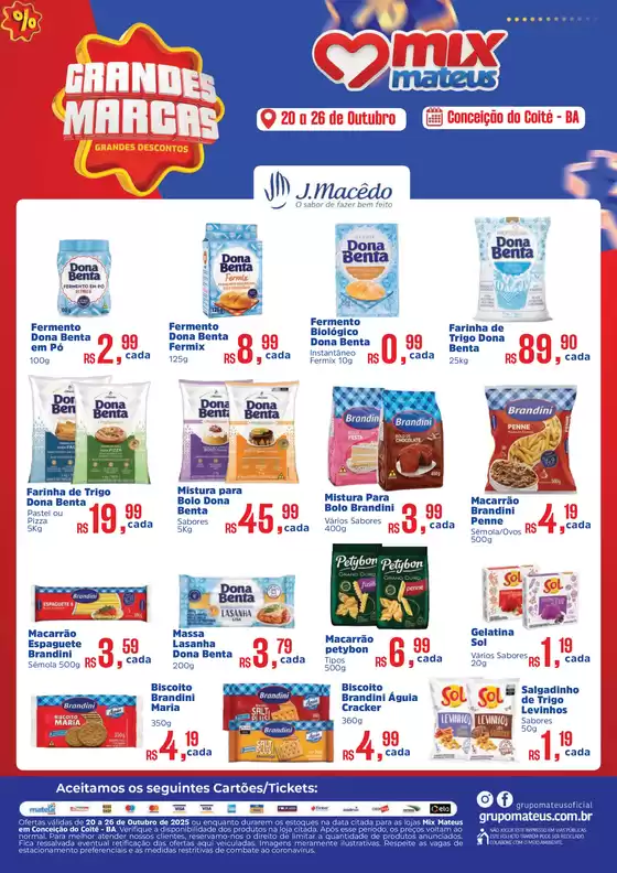 Catálogo Supermercados Mateus em Embu das Artes | Grandes Marcas | 2025-10-20T00:00:00.000Z - 2025-10-26T00:00:00.000Z