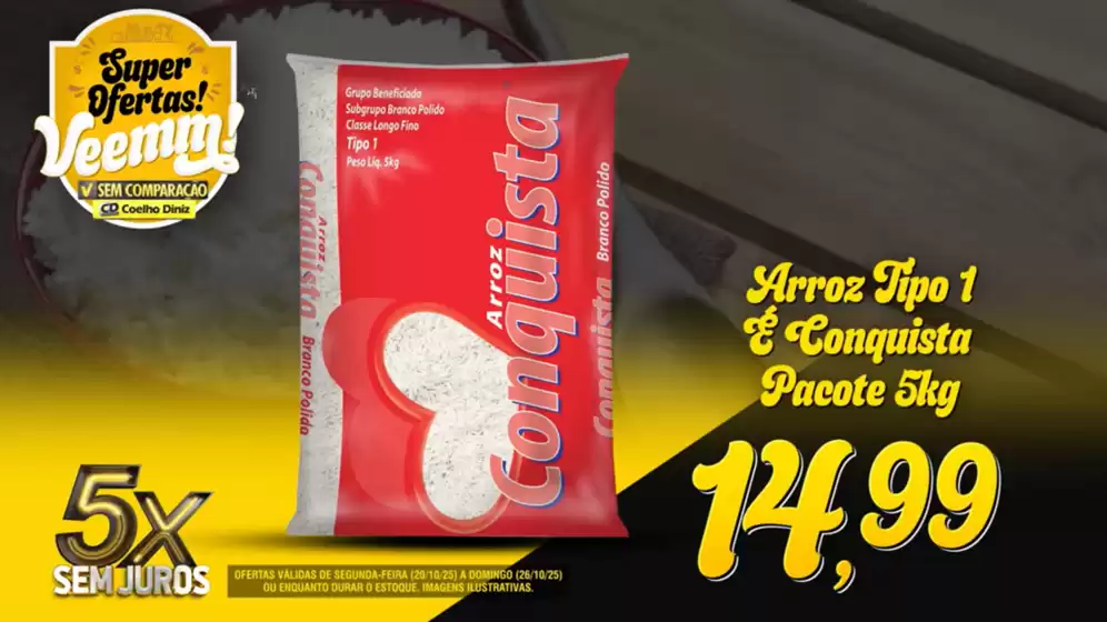 Ofertas especiais atraentes para todos