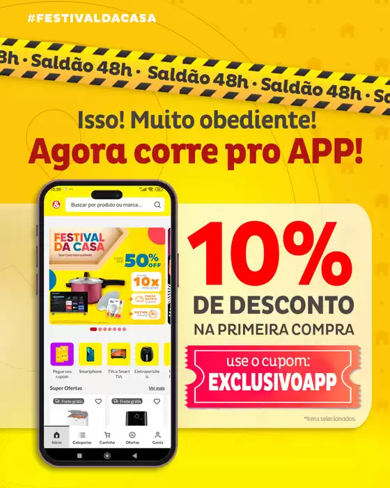 Catálogo Casa e Vídeo em Limoeiro do Norte | Melhores ofertas para todos os caçadores de pechinchas | 2025-10-20T00:00:00.000Z - 2025-10-25T00:00:00.000Z