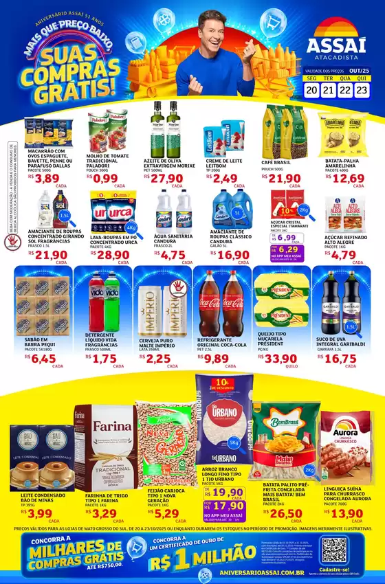 Catálogo Assaí Atacadista em Ribeirão das Neves | Ótima oferta para todos os clientes | 2025-10-20T00:00:00.000Z - 2025-10-23T00:00:00.000Z