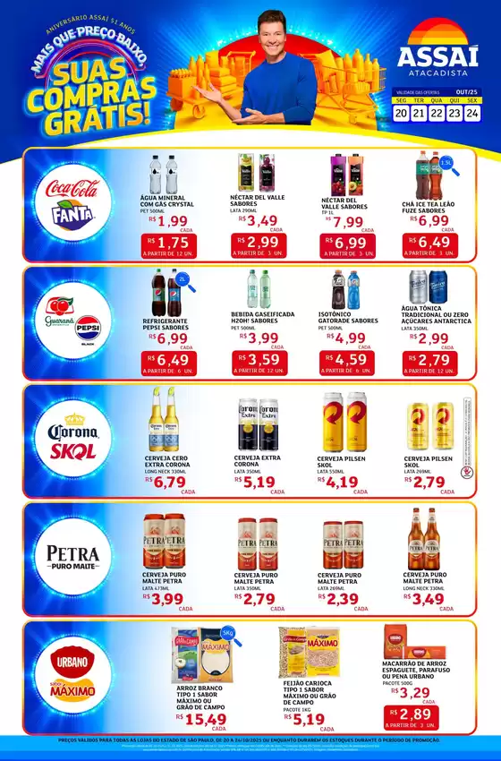 Catálogo Assaí Atacadista em Ribeirão das Neves | Promoções especiais em andamento | 2025-10-20T00:00:00.000Z - 2025-10-24T00:00:00.000Z