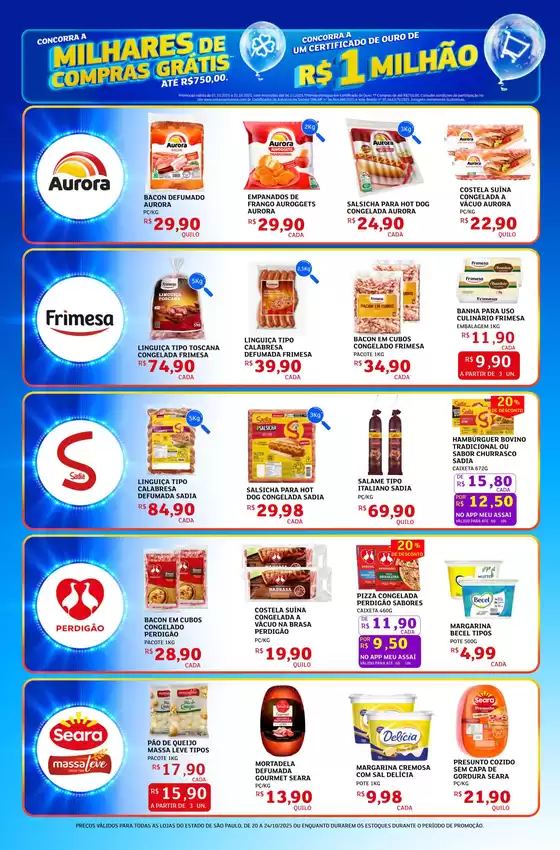 Promoções especiais em andamento