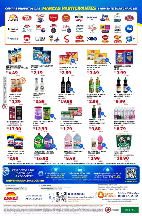 Grandes descontos em produtos selecionados