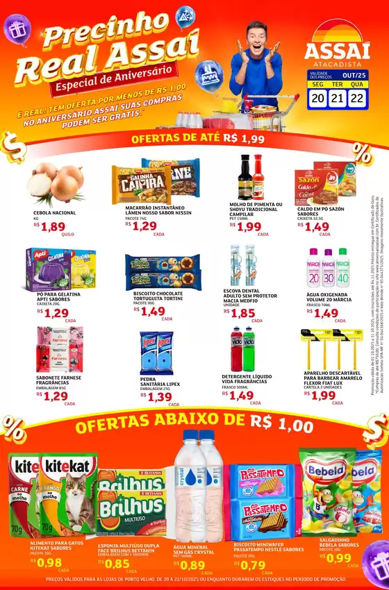 Catálogo Assaí Atacadista em Ribeirão das Neves | Ofertas exclusivas | 2025-10-20T00:00:00.000Z - 2025-10-22T00:00:00.000Z