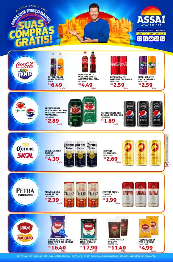 Catálogo Assaí Atacadista em Ribeirão das Neves | Ótima oferta para caçadores de pechinchas | 2025-10-20T00:00:00.000Z - 2025-10-24T00:00:00.000Z