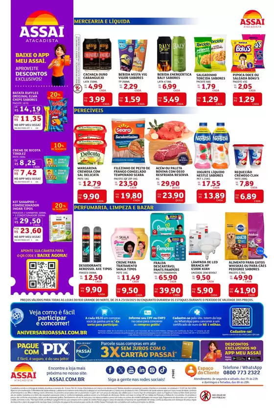 Ofertas especiais atraentes para todos