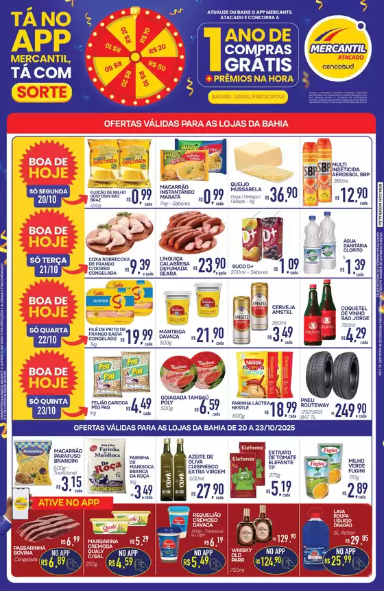 Catálogo Mercantil Atacado em Timbó | Uno Ano De Compras Grátis | 2025-10-20T00:00:00.000Z - 2025-10-23T00:00:00.000Z