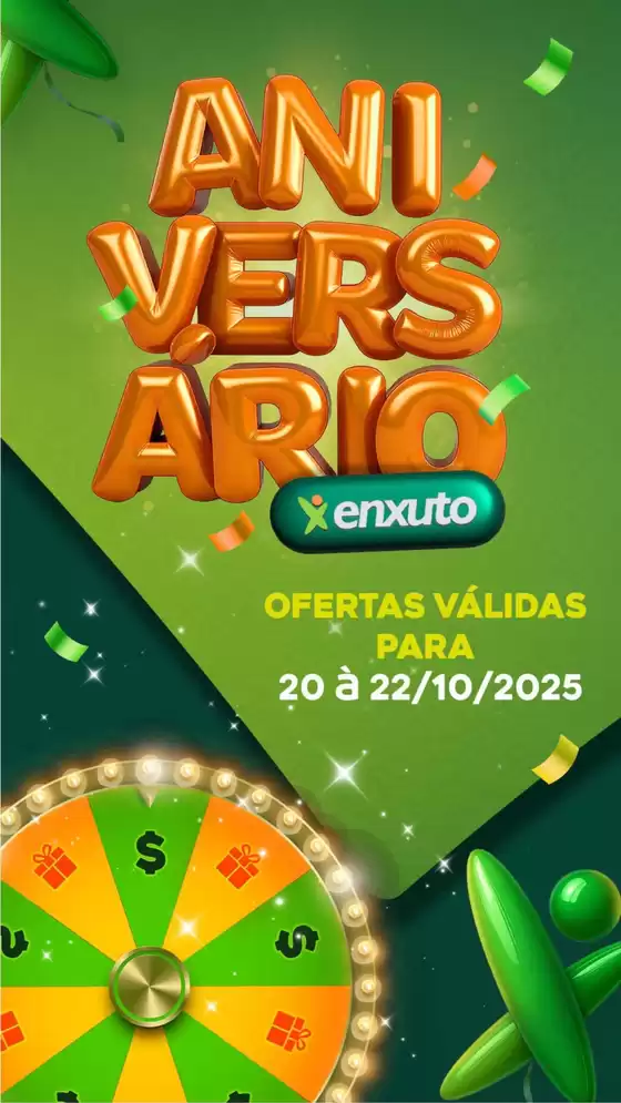 Catálogo Enxuto em Timbó | Aniversàrio Enxuto | 2025-10-20T00:00:00.000Z - 2025-10-22T00:00:00.000Z