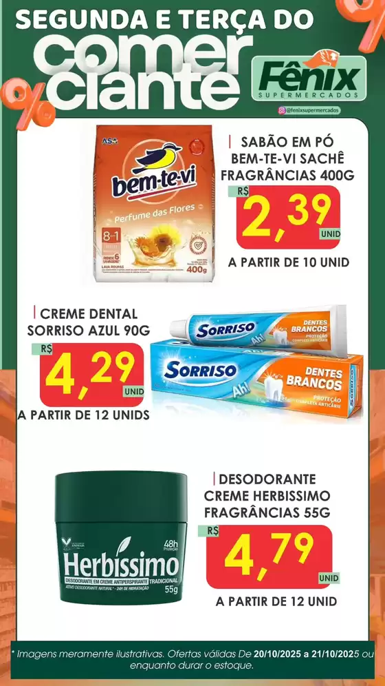 Catálogo Fênix Supermercados em Timbó | Segunda E Terça Comerciante | 2025-10-20T00:00:00.000Z - 2025-10-21T00:00:00.000Z