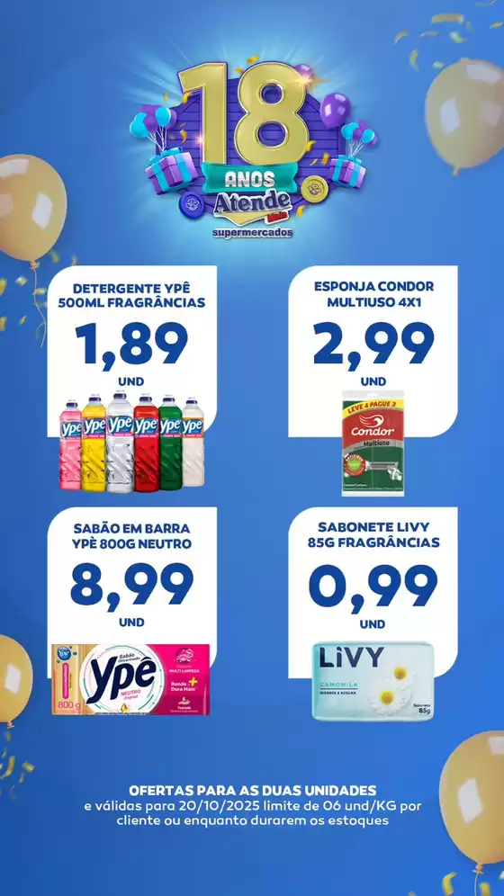 Catálogo Atende Mais em Timbó | 18 Anos Atende | 2025-10-20T00:00:00.000Z - 2025-10-20T00:00:00.000Z
