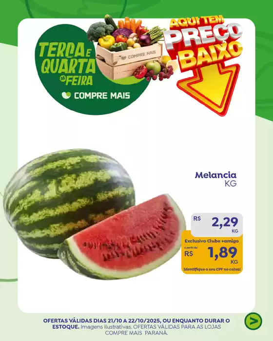 Terça E Quarta Da Feira Compre Mais
