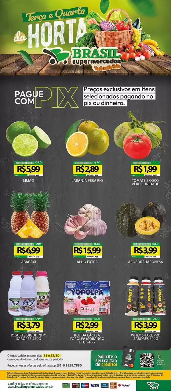 Catálogo Brasil Supermercados em Ponta Grossa | Encarte Brasil Supermercados | 2025-10-21T00:00:00.000Z - 2025-10-22T00:00:00.000Z