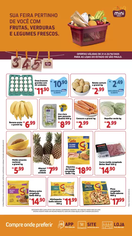 Catálogo Mini Extra em Valparaíso de Goiás | Grandes descontos em produtos selecionados | 2025-10-21T00:00:00.000Z - 2025-10-21T00:00:00.000Z
