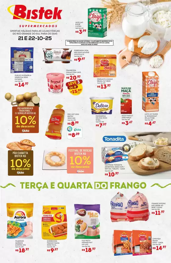 Catálogo Bistek Supermercados em São José | Nossas melhores pechinchas | 2025-10-21T00:00:00.000Z - 2025-10-22T00:00:00.000Z