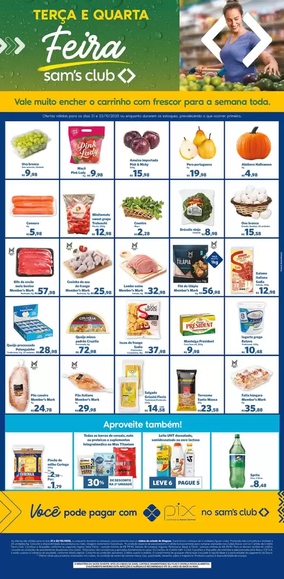 Catálogo Sam's Club em Jiquiriçá | Ofertas exclusivas e pechinchas | 2025-10-21T00:00:00.000Z - 2025-10-22T00:00:00.000Z