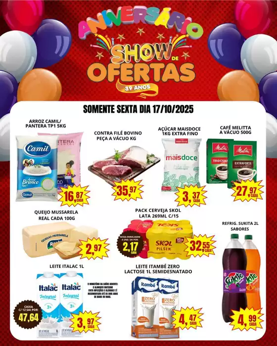 Grandes descontos em produtos selecionados