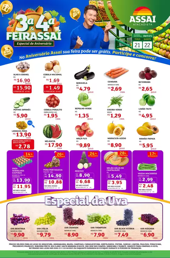 Grandes descontos em produtos selecionados