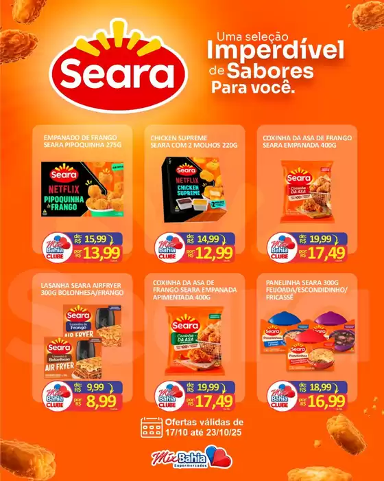 Catálogo Mix Bahia em Manaus | Seara | 2025-10-21T00:00:00.000Z - 2025-10-23T00:00:00.000Z