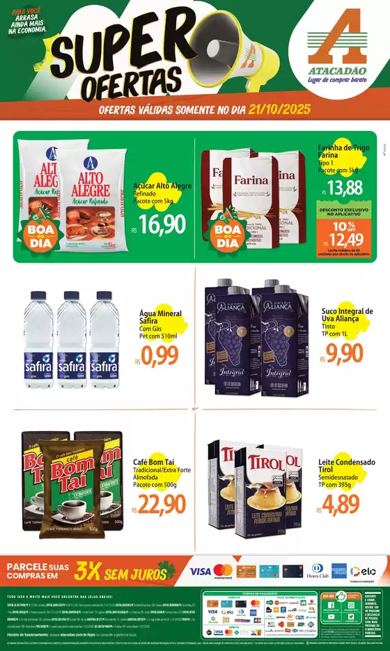 Ofertas e promoções atuais