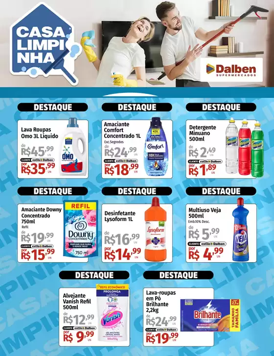 Catálogo Supermercado Dalben em Manaus | CASA LIMPINHA | 2025-10-21T00:00:00.000Z - 2025-10-21T00:00:00.000Z