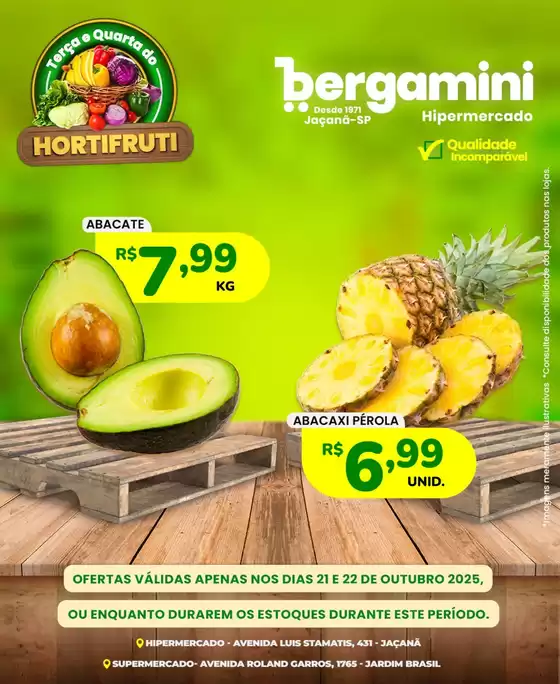 Catálogo Supermercado Bergamini em Diadema | Encarte Supermercado Bergamini | 2025-10-21T00:00:00.000Z - 2025-10-22T00:00:00.000Z
