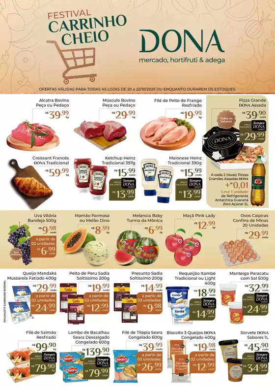 Catálogo Dona de Casa Supermercados em Lambari | Festival Carrinho Cheio | 2025-10-21T00:00:00.000Z - 2025-10-22T00:00:00.000Z