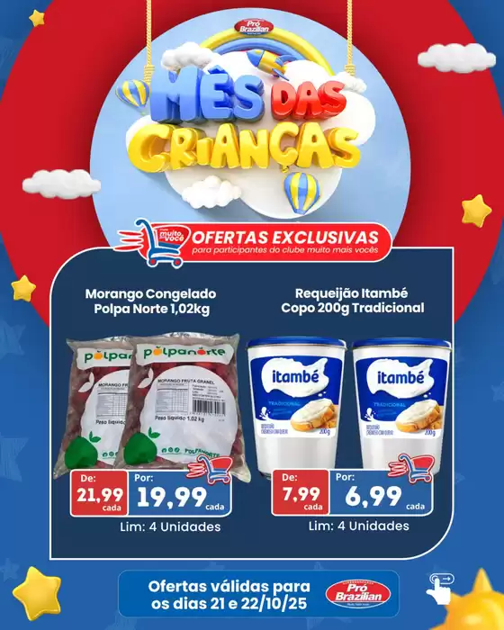 Catálogo Supermercados Pró Brazilian em Lambari | MES DAS CRIANCAS | 2025-10-21T00:00:00.000Z - 2025-10-22T00:00:00.000Z