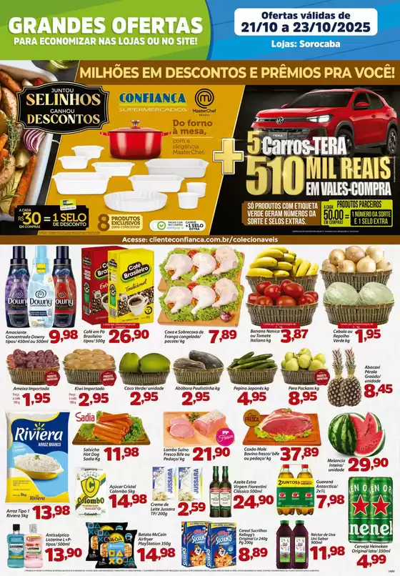 Catálogo Confiança Supermercados em Diadema | Novas ofertas para descobrir | 2025-10-21T00:00:00.000Z - 2025-10-23T00:00:00.000Z