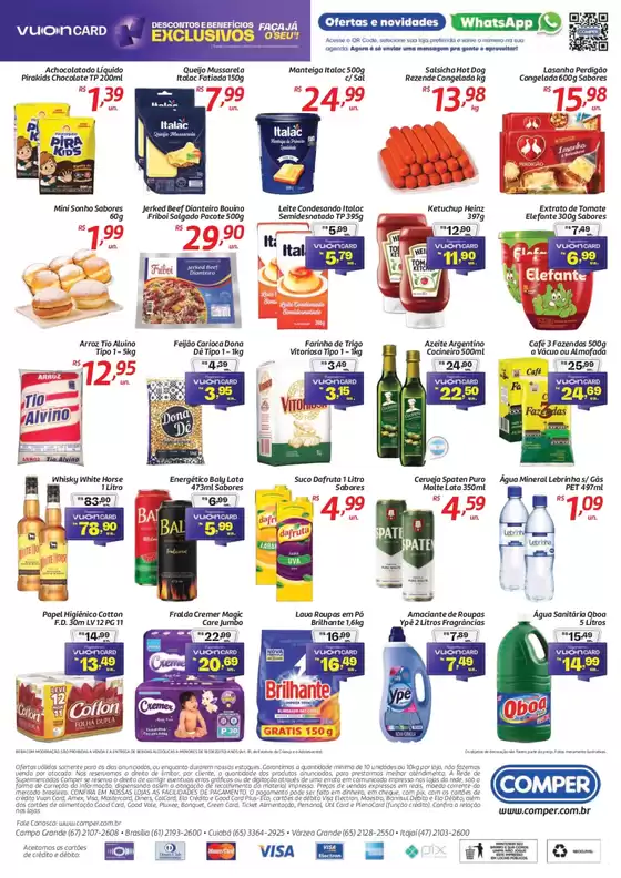 Descontos e promoções
