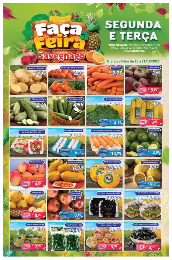 Catálogo Supermercado Savegnago em Santo André | Ofertas para caçadores de pechinchas | 2025-10-21T00:00:00.000Z - 2025-10-21T00:00:00.000Z