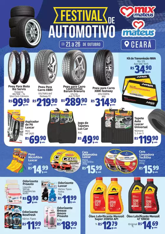 Catálogo Supermercados Mateus em Diadema | Festival Automotivo | 2025-10-21T00:00:00.000Z - 2025-10-26T00:00:00.000Z