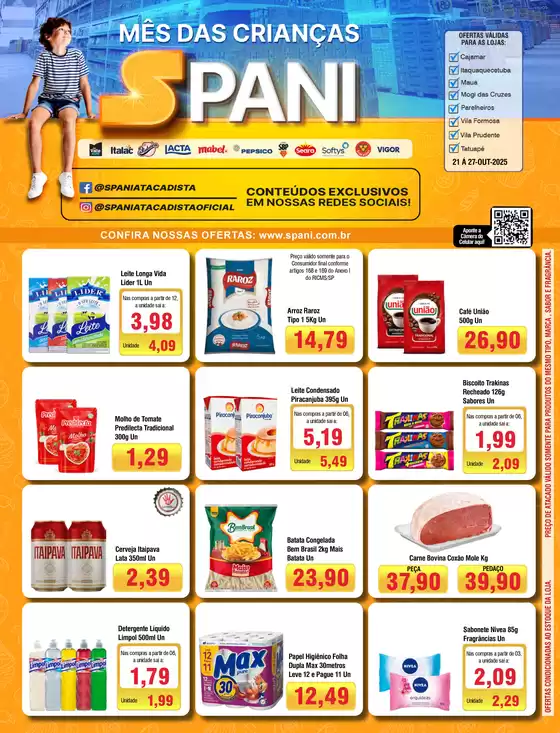 Ofertas especiais atraentes para todos