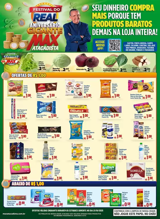Catálogo Max Atacadista em Ponta Grossa | Melhores ofertas para todos os caçadores de pechinchas | 2025-10-21T00:00:00.000Z - 2025-10-21T00:00:00.000Z