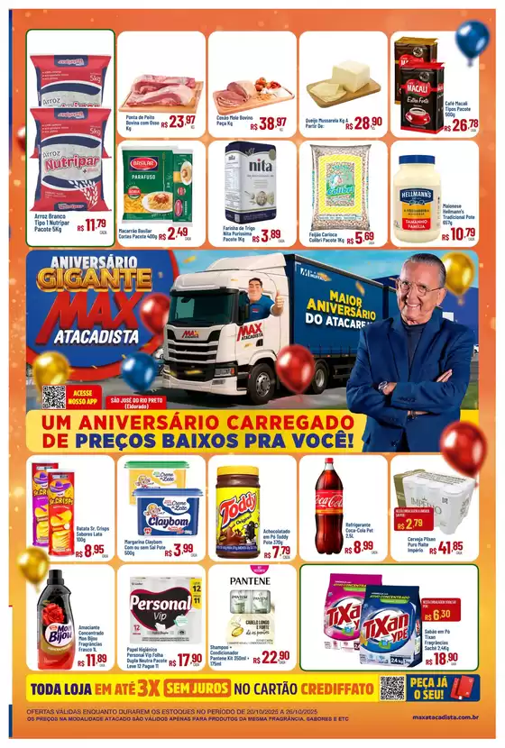 Promoções especiais em andamento