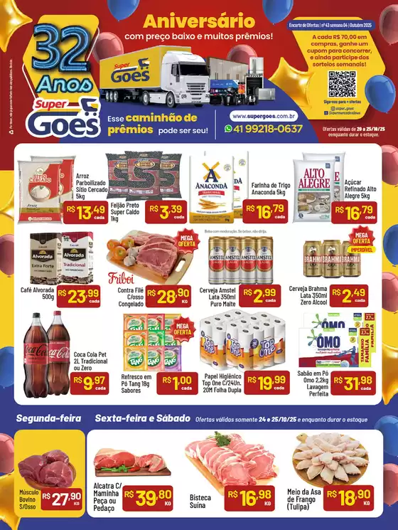 Catálogo Supermercados Goes | Encarte Supermercados Goes | 2025-10-21T00:00:00.000Z - 2025-10-25T00:00:00.000Z
