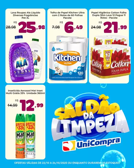 Catálogo Unicompra em Osasco | Operação PRECO BAIXO | 2025-10-22T00:00:00.000Z - 2025-10-24T00:00:00.000Z