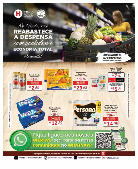 Catálogo Hirota Food Supermercado em Cajamar | Encarte Hirota Food Supermercado | 2025-10-22T00:00:00.000Z - 2025-11-03T00:00:00.000Z