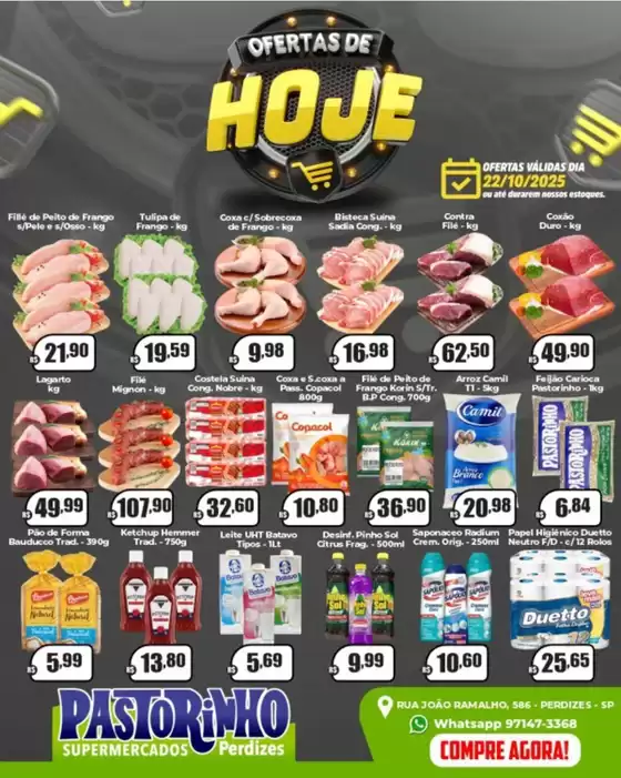Catálogo Supermercado Pastorinho em Taboão da Serra | Descubra ofertas atraentes | 2025-10-22T00:00:00.000Z - 2025-10-22T00:00:00.000Z