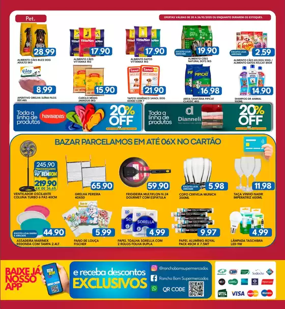 Grandes descontos em produtos selecionados