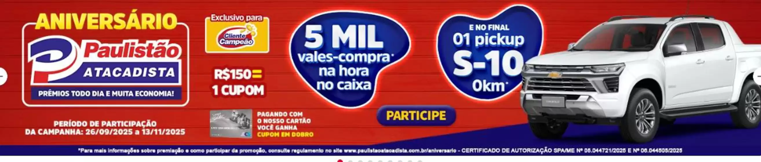 Catálogo Paulistão Atacadista em Camaçari | Aniversàrio  | 2025-10-22T00:00:00.000Z - 2025-11-13T00:00:00.000Z