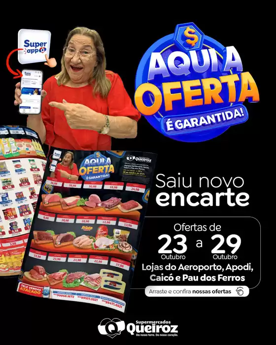 Catálogo Supermercados Queiroz | Aqui A Oferta É Garantida | 2025-10-23T00:00:00.000Z - 2025-10-29T00:00:00.000Z