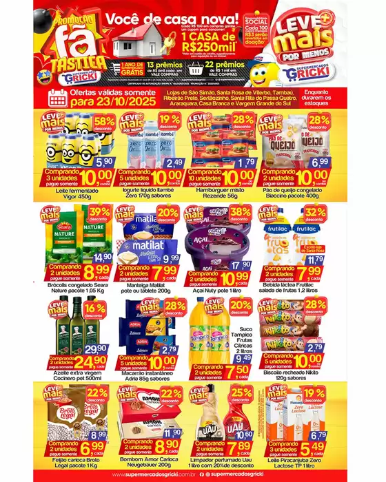 Catálogo Supermercados Gricki em Santa Maria | Promoção fa tasticia | 2025-10-23T00:00:00.000Z - 2025-10-23T00:00:00.000Z