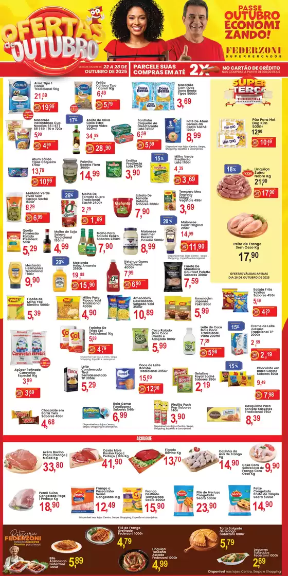 Catálogo Federzoni Supermercados em Caraguatatuba | Ofertas De Outubre | 2025-10-23T00:00:00.000Z - 2025-10-28T00:00:00.000Z