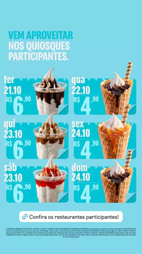 Catálogo McDonald's em Osasco | Ofertas McDonald's | 2025-10-23T00:00:00.000Z - 2025-11-06T00:00:00.000Z